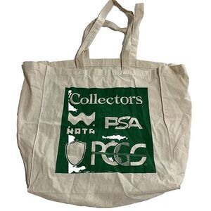 PSA WATA Exclusive Collectors Tote Bag, Cream/Green, Employee‎ Only